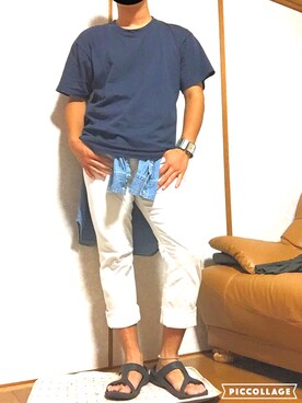 ぼーさん（メンズ・169cm）の夏コーディネート