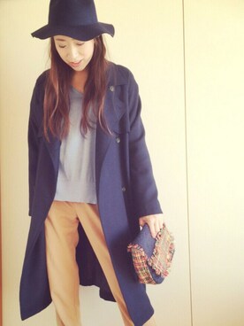 chan.eさん（レディース・159cm）の冬コーディネート