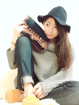 chan.eさん（レディース・159cm）の冬コーディネート