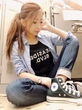 chan.eさん（レディース・160cm）の春コーディネート