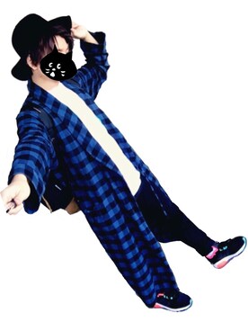 「ツバ広ハット」｜🌌   K u r o ™さん（メンズ・170cm）の秋コーディネート