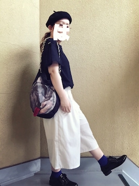 「bortsprungt.（ボシュプルメット）のアイテム」を使った、はぐさん（レディース・145cm）の夏コーディネート