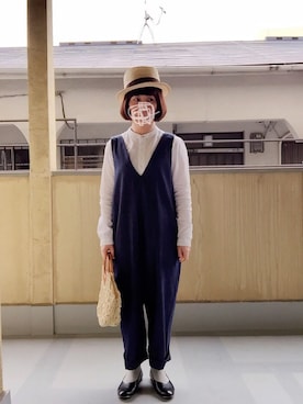 「chambre de charme（シャンブルドゥシャーム）のアイテム（シューズ）」を使った、はぐさん（レディース・146cm）の春コーディネート