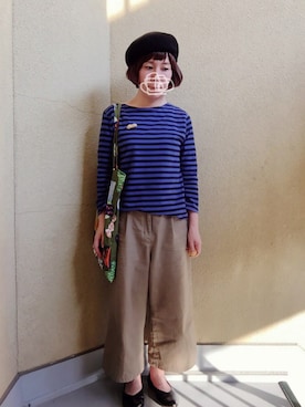 「chambre de charme（シャンブルドゥシャーム）のアイテム（シューズ）」を使った、はぐさん（レディース・146cm）の春コーディネート