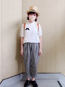 「I am I （アイアムアイ）のアイテム（アクセサリー）」を使った、はぐさん（レディース・146cm）の夏コーディネート