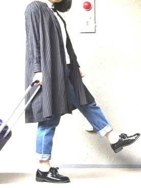 kaedeさん（レディース・157cm）の春コーディネート