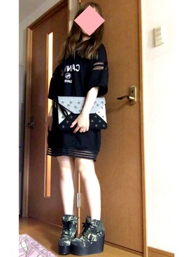 「GILFY（ギルフィー）のアイテム」を使った、luriさん（レディース・153cm）の秋コーディネート