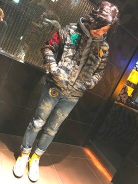 AIR 蒼天さん（メンズ・176cm）の秋コーディネート