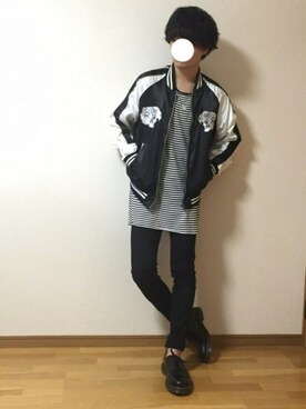 「CASPER JOHN AIVER（キャスパージョンアイバー）のアイテム（その他アウター）」を使った、Syoさん（メンズ・172cm）の秋コーディネート