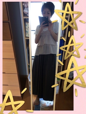 「でこっぱち」｜ぺごぱよさん（レディース・166cm）の夏コーディネート