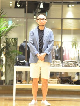 BSHOPみなとみらいスタッフさん(メンズ・170cm)の春コーディネート