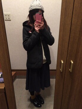 H R Nさん（レディース・158cm）の冬コーディネート