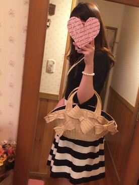 「tocco（トッコ）のアイテム（ワンピース/ドレス）」を使った、Rumi さん（レディース・162cm）の春コーディネート