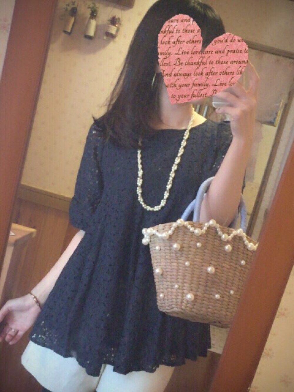 「couture broochのアイテム（チュニック、ブルー系）」を使った、Rumi さん（レディース・162cm）の夏コーディネートの1枚目の写真