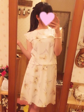 「tocco（トッコ）のアイテム（ワンピース/ドレス）」を使った、Rumi さん（レディース・163cm）の夏コーディネート
