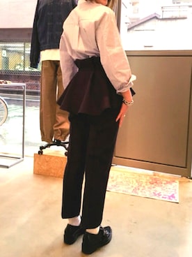 「ぺプラム」｜「アイテム（その他）」を使った、ゆりゃ☺︎さん（レディース・155cm）の冬コーディネート