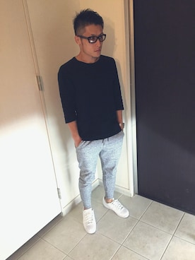 「ALIAS（エイリアス）のアイテム」を使った、hide fukuさん（メンズ・165cm）の秋コーディネート