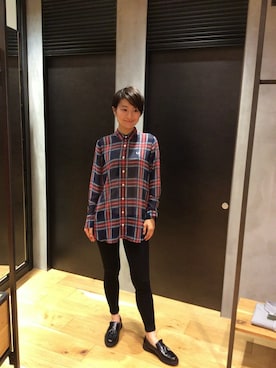 「夏シャツ」｜NAOさん（レディース・162cm）の夏コーディネート