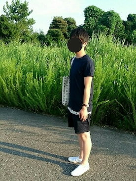 「SHIPS JET BLUE（シップスジェットブルー）のアイテム（タンクトップ）」を使った、sho.さん（メンズ・167cm）の夏コーディネート