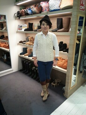 みーちゃんさん（レディース・164cm）の冬コーディネート