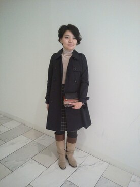 みーちゃんさん（レディース・164cm）の冬コーディネート