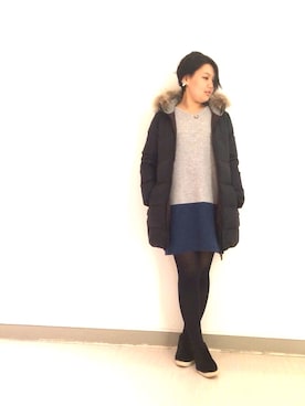 みーちゃんさん（レディース・164cm）の冬コーディネート
