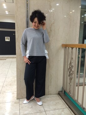 「やさしい気持ち」｜みーちゃんさん（レディース・164cm）の冬コーディネート