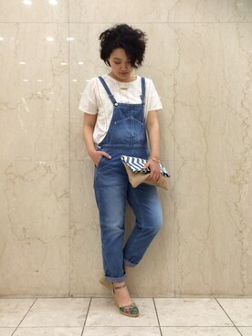 「Rinajour（リナジュール）のアイテム」を使った、みーちゃんさん（レディース・164cm）の春コーディネート