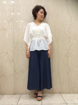 「Rinajour（リナジュール）のアイテム」を使った、みーちゃんさん（レディース・164cm）の春コーディネート