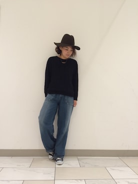 「Rinajour（リナジュール）のアイテム」を使った、みーちゃんさん（レディース・164cm）の秋コーディネート