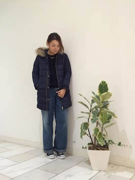 「D.M.G.（ドミンゴ）のアイテム」を使った、みーちゃんさん（レディース・164cm）の秋コーディネート