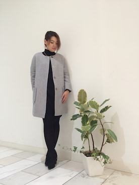 「Rinajour（リナジュール）のアイテム」を使った、みーちゃんさん（レディース・164cm）の秋コーディネート