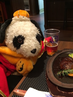 「アイテム（カチューシャ）」を使った、パンダーエックスさん（キッズ・50cm）の秋コーディネート