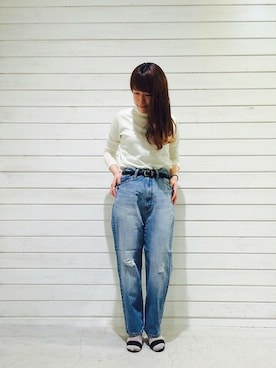 「FIL DE FER（フィルデフェール）のアイテム」を使った、takahashi.さん（レディース・156cm）の秋コーディネート