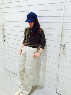 「FIL DE FER（フィルデフェール）のアイテム」を使った、takahashi.さん（レディース・156cm）の秋コーディネート