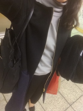 「クロップドパンツ」｜oyaさん（レディース・164cm）の冬コーディネート