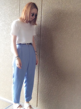 「UNIQLOコーデ」｜ｙさん（レディース・162cm）の夏コーディネート