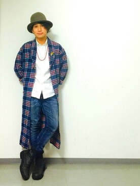 「Gauntlets（ガントレッツ）のアイテム」を使った、daisukeさん（メンズ・163cm）の秋コーディネート