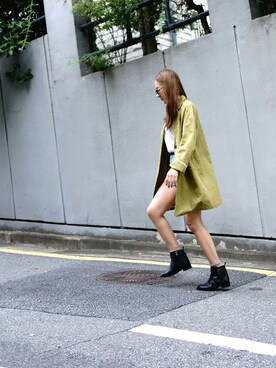 「ankle boots」｜leessoさん（レディース・160cm）の秋コーディネート