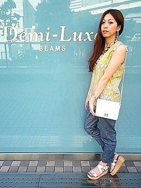 「ショルダーBAG」｜hoshinoさん（レディース・159cm）の夏コーディネート