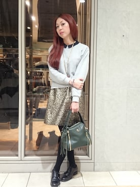 「アイテム（ドレスシューズ）」を使った、hoshinoさん（レディース・159cm）の冬コーディネート