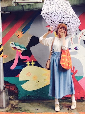 「MONKI（モンキ）のアイテム（その他）」を使った、♡マイさん（レディース・165cm）の春コーディネート