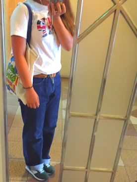 「rough（ラフ）のアイテム（バッグ）」を使った、よしみーるさん（レディース・155cm）の秋コーディネート