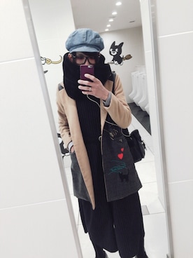「ScoLar（スカラー）のアイテム（ジャケット/アウター）」を使った、ぴろりんさん（メンズ・180cm）の冬コーディネート