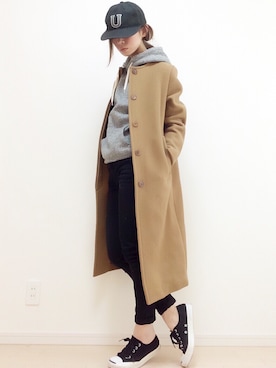 「JOURNAL STANDARD（ジャーナルスタンダード）のアイテム（その他アウター）」を使った、nonさん（レディース・160cm）の冬コーディネート