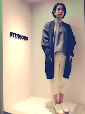 「Annc（アンク）のアイテム」を使った、sawanoiさん（レディース・158cm）の秋コーディネート
