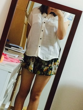 「chuxxx（チュウ）のアイテム（スカート）」を使った、mikaさん（メンズ・166cm）の秋コーディネート