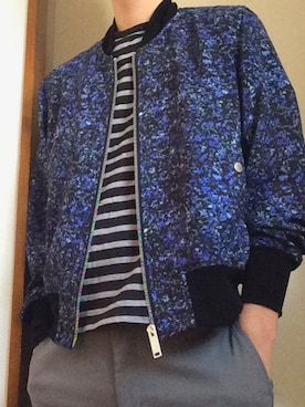 「JOHN LAWRENCE SULLIVAN（ジョンローレンスサリバン）のアイテム（ノーカラージャケット）」を使った、midoさん（メンズ・170cm）の冬コーディネート