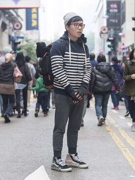 「wear x touch」｜EASTTOUCHBOYSさん（メンズ・168cm）の冬コーディネート
