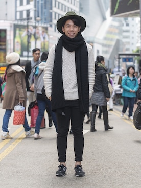 「wear x touch」｜EASTTOUCHBOYSさん（メンズ・170cm）の冬コーディネート